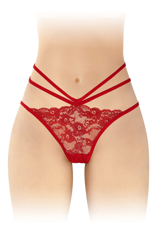 Culotte ouverte - Nadia - Rouge