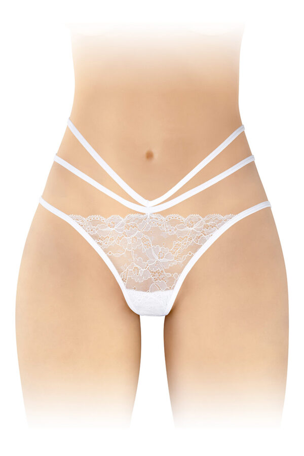 Culotte ouverte - Nadia - blanc