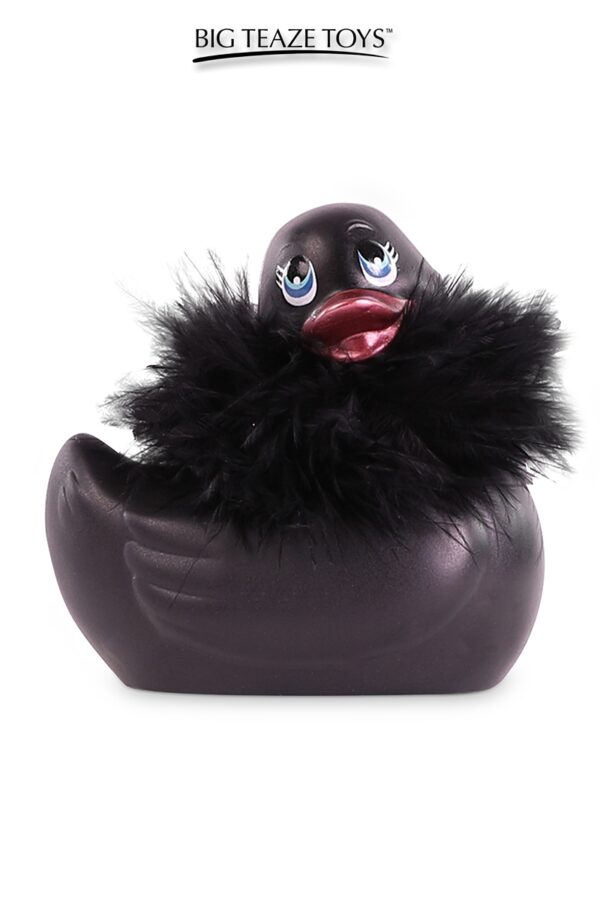 Mini canard vibrant - Duckie Paris - noir