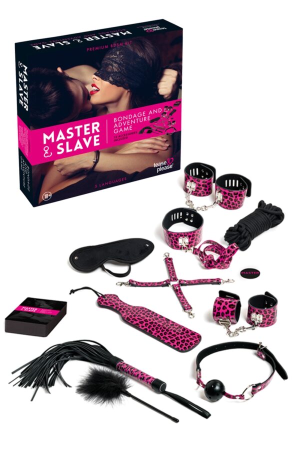 Jeu de bondage rose - Master & plaisir - Slave