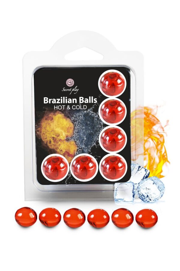 6 Brazillian balls - effet chaud et froid