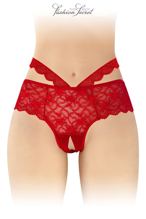 Culotte ouverte Marie - rouge