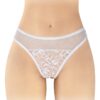 Tanga ouvert - Ava - Blanc