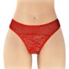 Tanga ouvert - Ava - Rouge