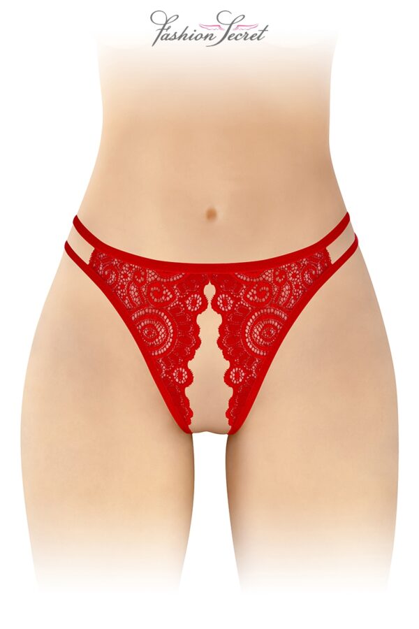 Culotte ouverte - Annette - Rouge