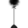 Tapette coeur avec pompon noir