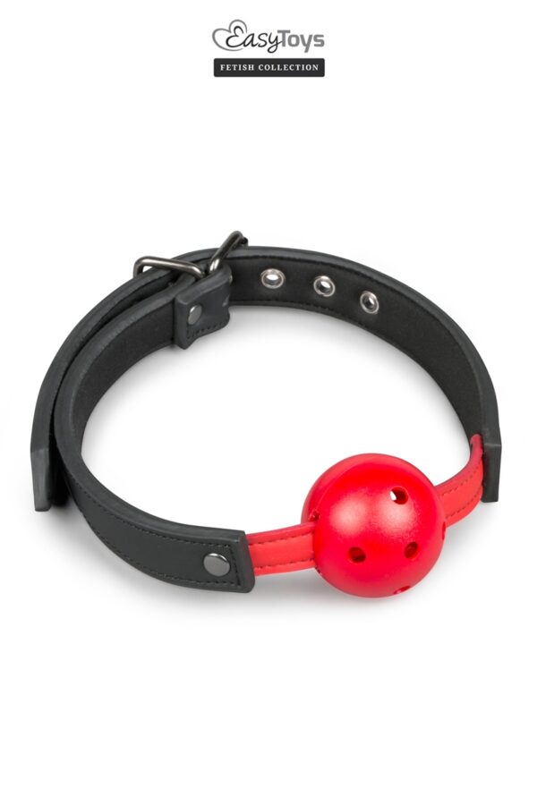 Gagged Ball avec balle rouge