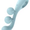 Multi-vibromasseur - Tri Ball 2 - bleu