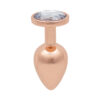 Plug bijou - rose gold - M