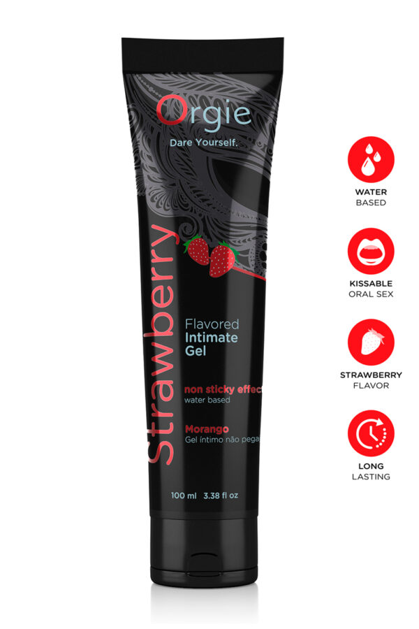 Lubrifiant eau - Lube Tube fraise - 100ml