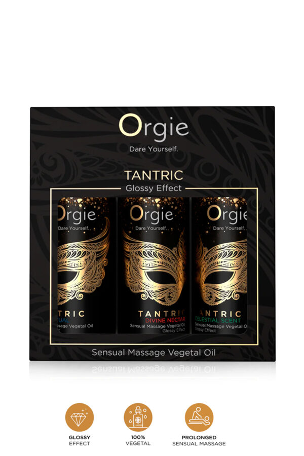 Coffret 3 huiles de massage Sensuel Tantric Collection