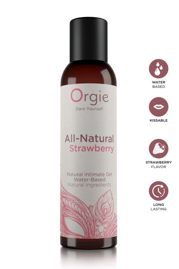 Gel intime naturel - All Natural fraise - 150ml