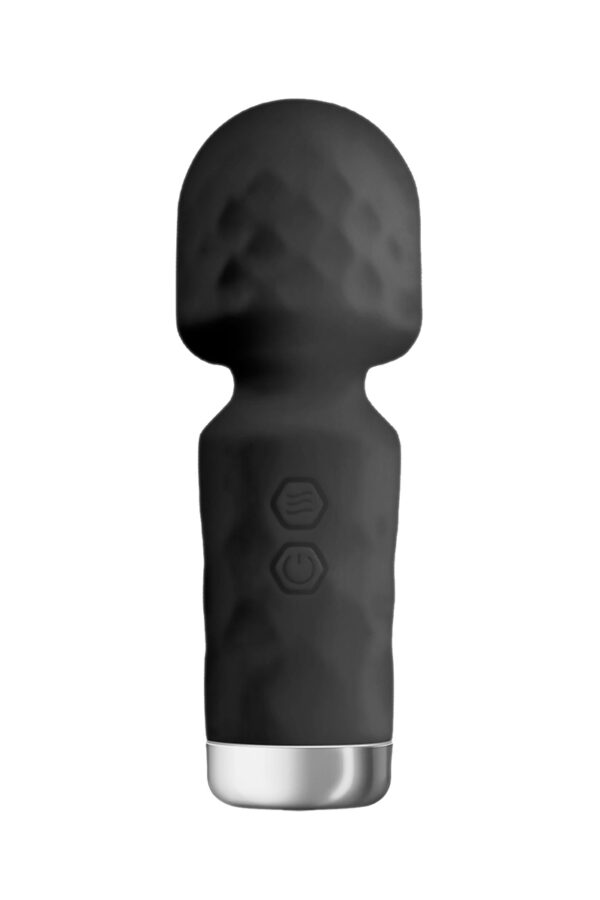 Mini vibromasseur noir - King Wand