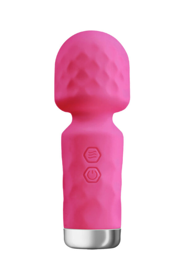 Mini vibromasseur - King Wand rose