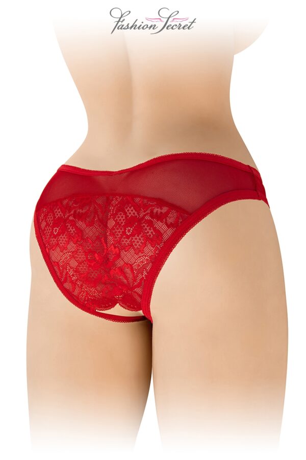 Tanga ouvert - Ava - Rouge – Image 2