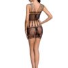 Robe nue résille - BS090 - Noir – Image 2