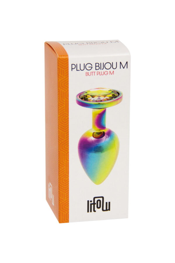 Plug bijou arc-en-ciel - M – Image 2