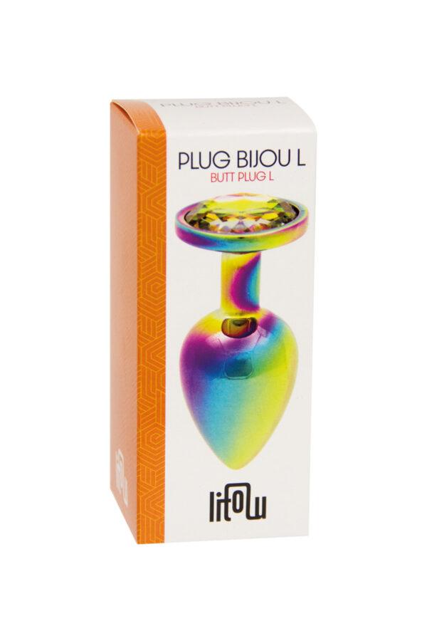 Plug bijou - arc-en-ciel - L – Image 2