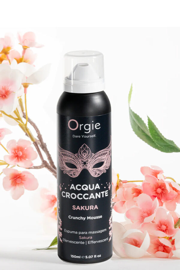 Mousse de massage effervescente Sakura 150ml – Image 3