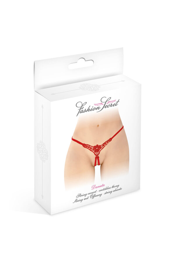 String ouvert Danuta - rouge – Image 3