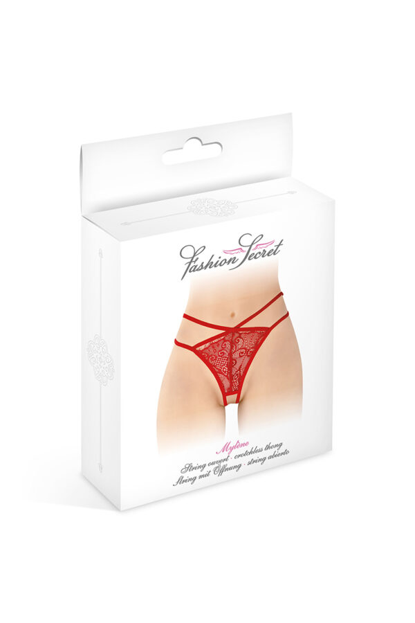 String ouvert - Mylene - Rouge – Image 3