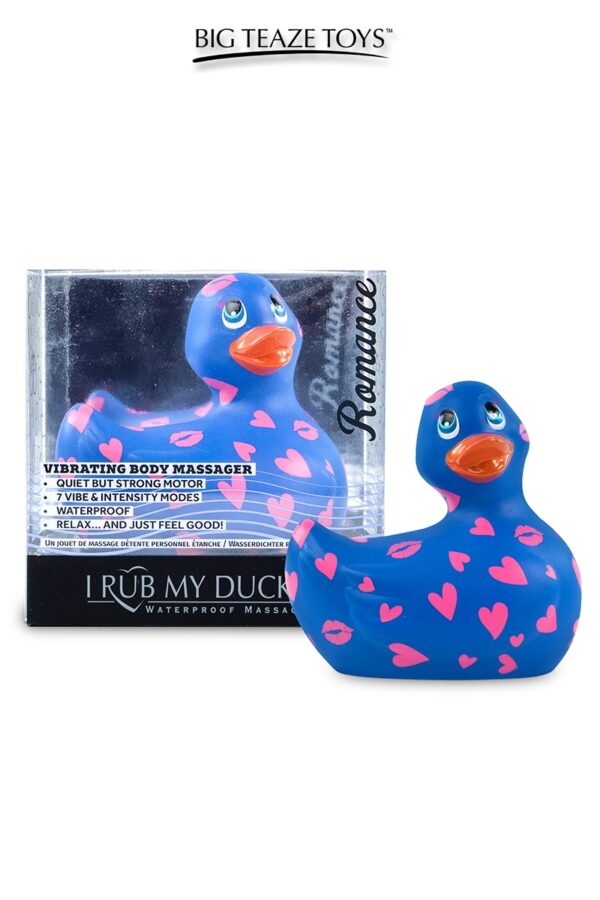 Mini canard vibrant - Romance - bleu et rose – Image 2