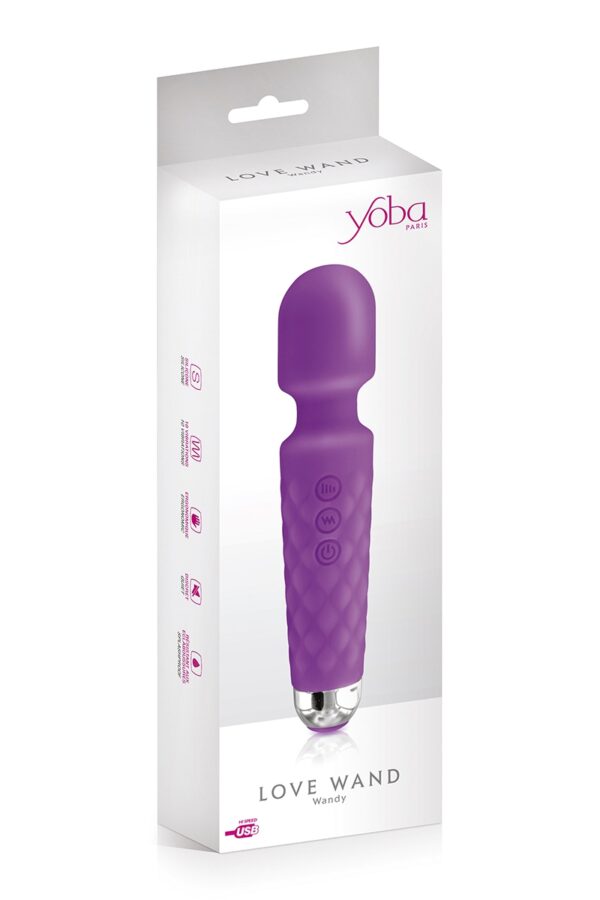 Love Wand rechargeable - violet – Image 2