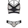 Bustier et culotte - Lagerta - Noir – Image 3