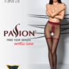 Collants ouverts - noir/rouge – Image 2
