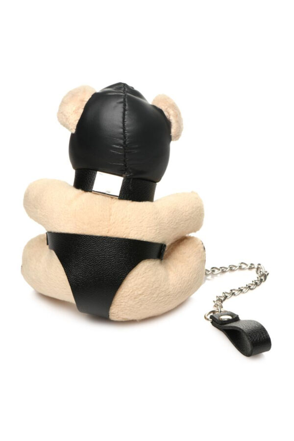 Porte-clés Teddy Bear BDSM avec cagoule – Image 2