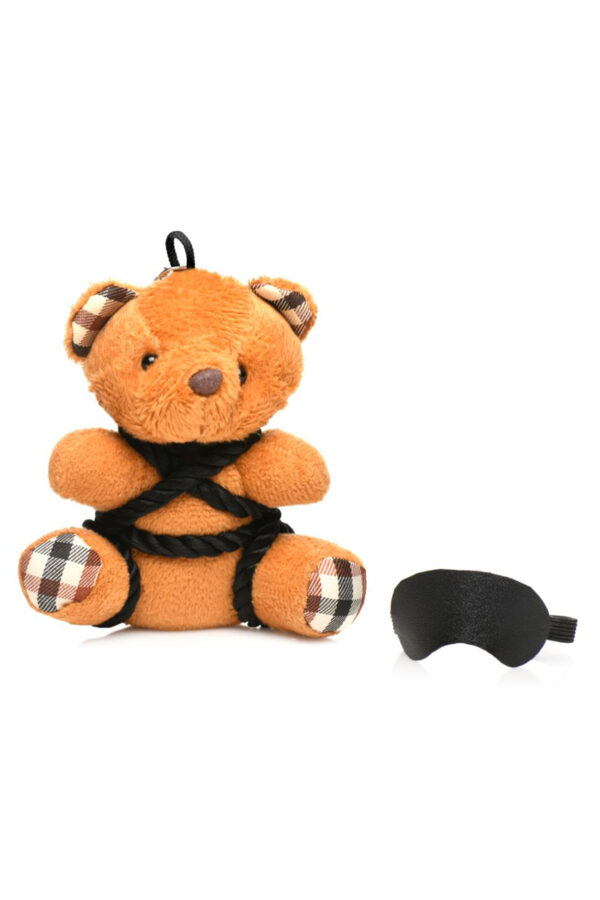 Porte-clés Teddy Bear en tenue Bondage – Image 3