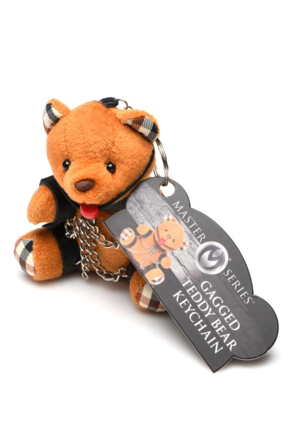 Porte-clés Teddy Bear bâillonné – Image 3