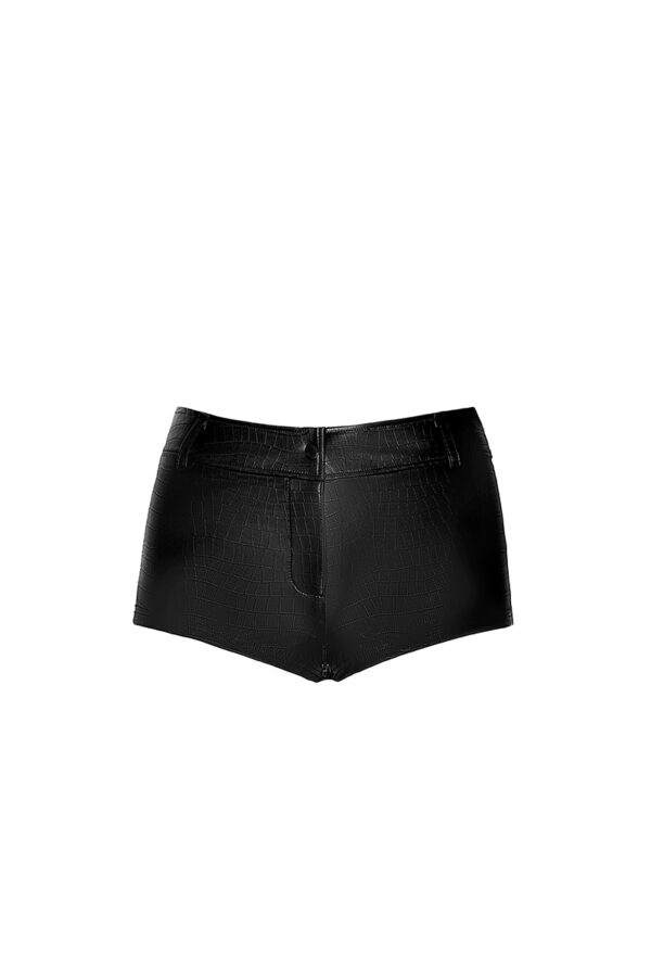 Short échancré - F318 - wetlook effet croco – Image 4