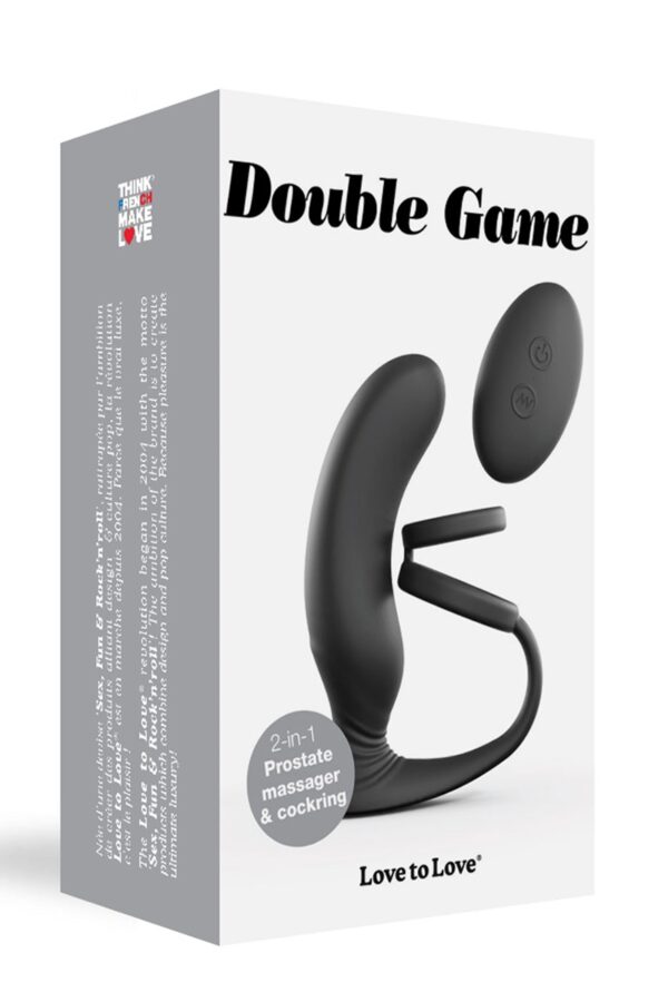 Stimulateur de prostate + cockring - Double game – Image 4