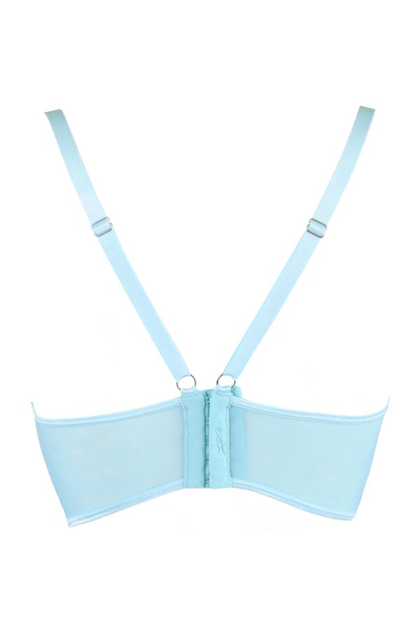 Soutien-gorge dentelle bleu V – Image 4