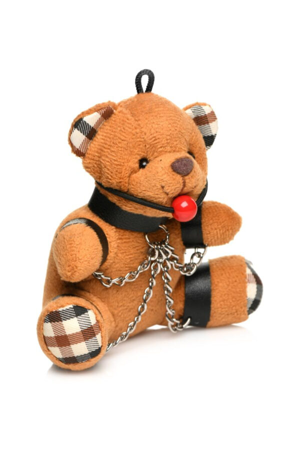 Porte-clés Teddy Bear bâillonné – Image 4