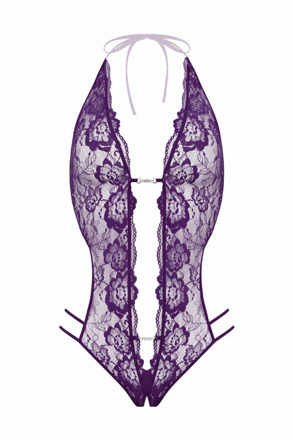 Body string ouvert Renee - violet – Image 4