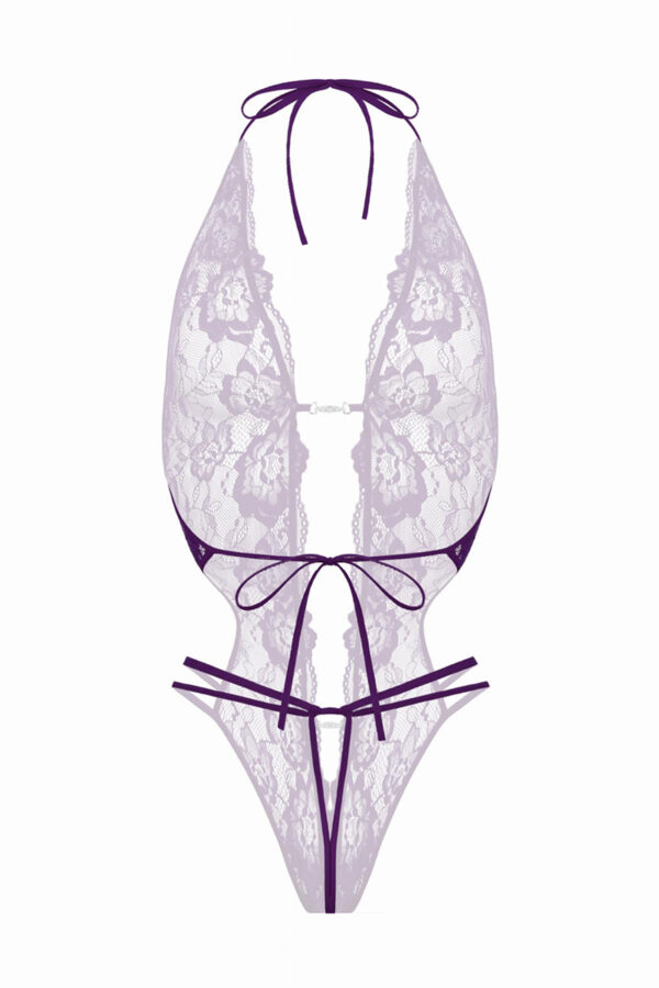 Body string ouvert Renee - violet – Image 5