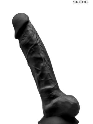 Gode double densité noir 23 cm - Modèle 1