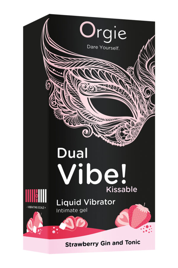 Gel d'excitation - Dual Vibe - Strawberry Gin Tonic - Liquid Vibrator – Image 2