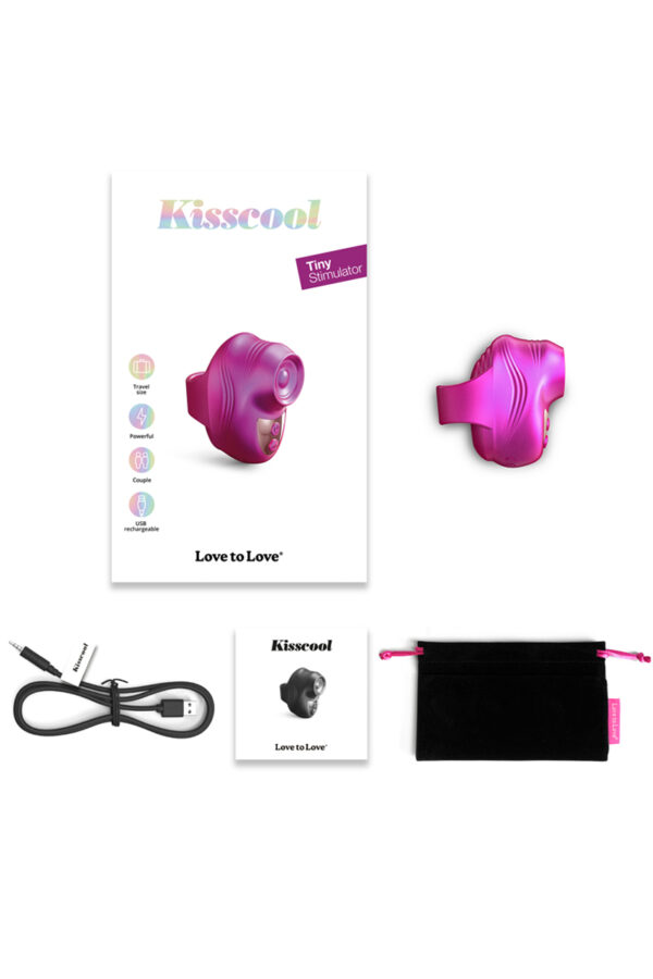 Kisscool fuchsia - Stimulateur clitoridien - Love to Love – Image 5