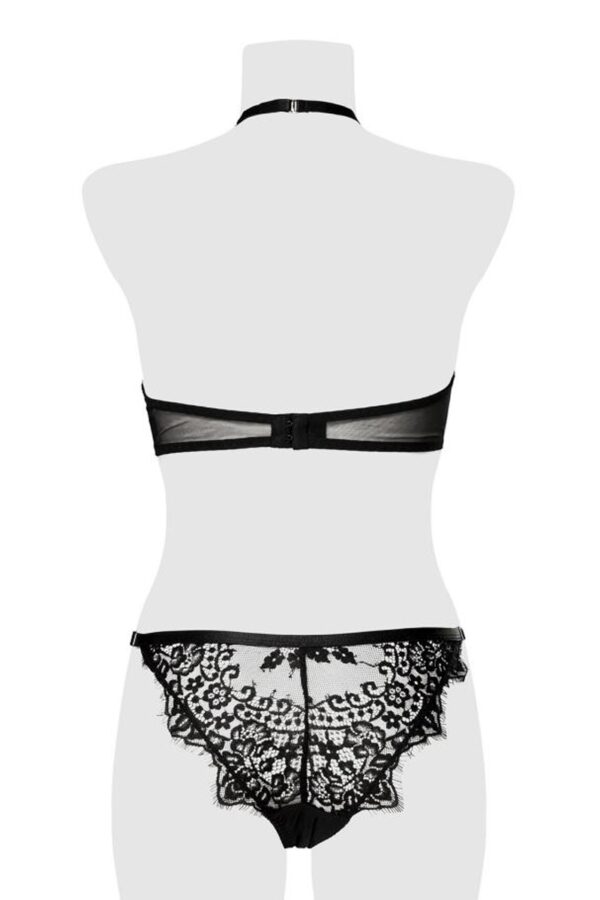 Ensemble bustier et string dentelle - Grey Velvet – Image 3