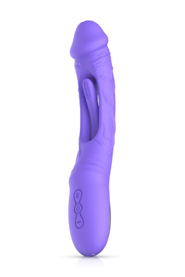 Vibro avec stimulateur de point G - Flax