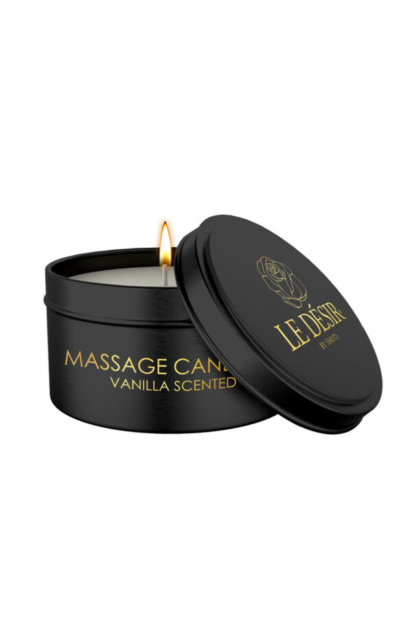 Bougie de massage érotique - vanille 100g