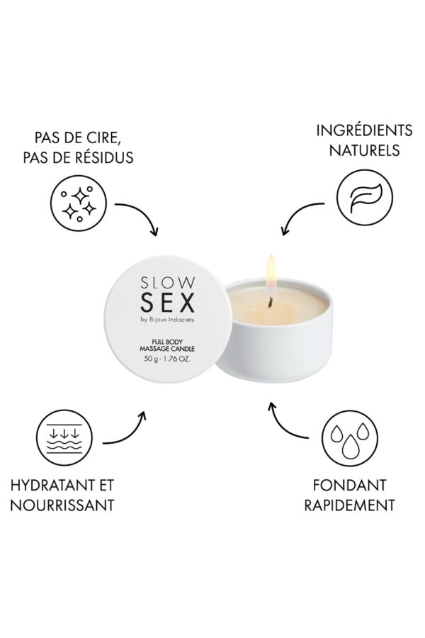 Bougie de massage - Slow Sex 50g – Image 2