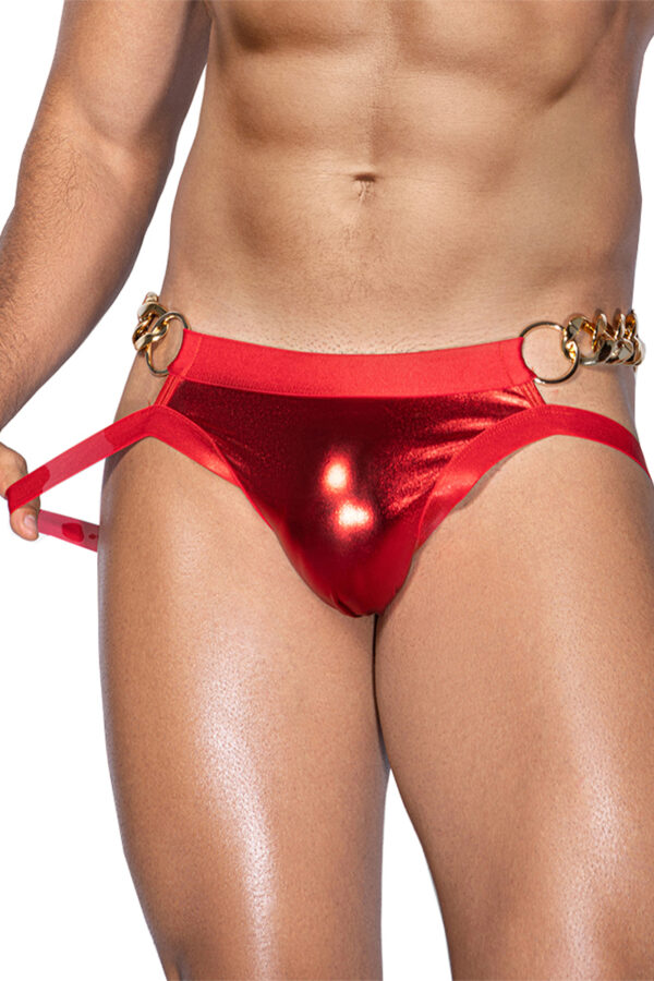 Jock-Strap rouge brillant