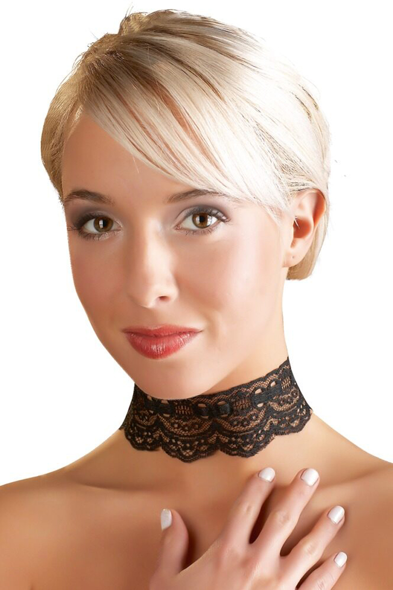 Collier sexy en dentelle - Cotelli Accessoires
