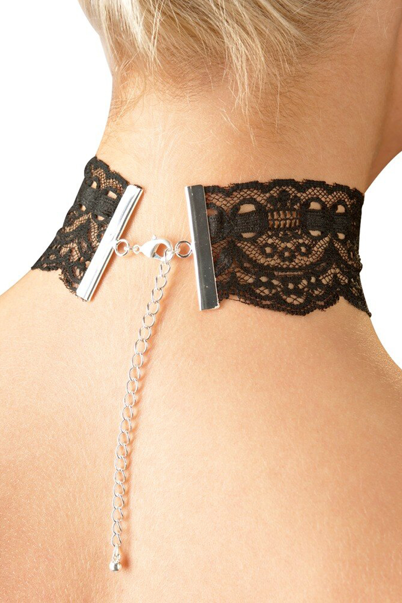 Collier sexy en dentelle - Cotelli Accessoires – Image 4