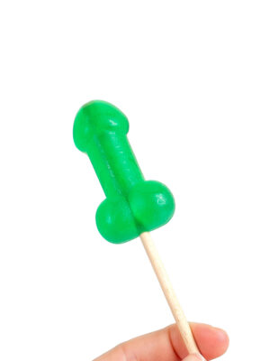 Sucette pénis à la menthe avec effet rafraichissant - Secret Play