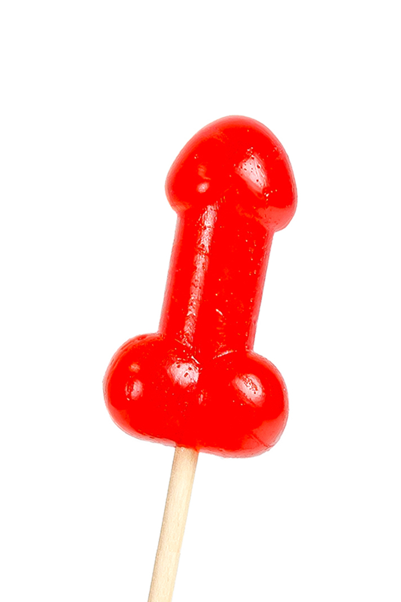 Sucette pénis à la cerise avec effet chauffant épicé – Image 2